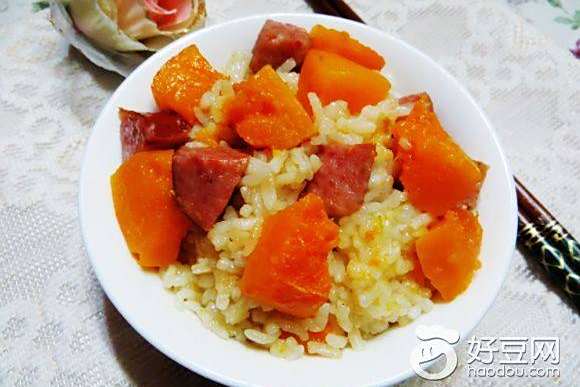南瓜香腸飯