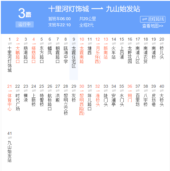 溫州公交3路(溫州3路公車) 溫州公交3路(溫州3路公車)