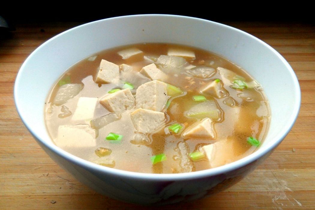 豆腐冬瓜湯 豆腐冬瓜湯