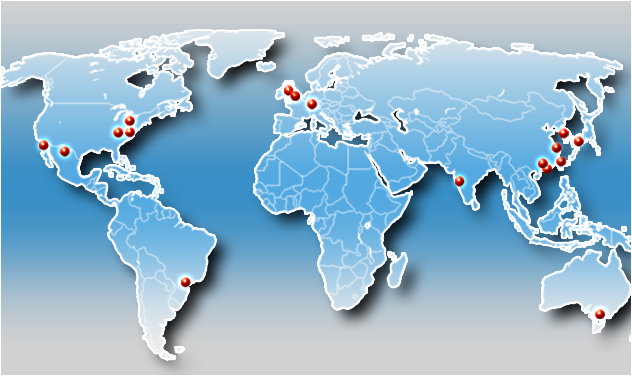 Southco全球網路分布點
