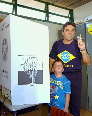 巴西舉行禁售槍枝全民公決