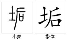 “垢”的字源演變