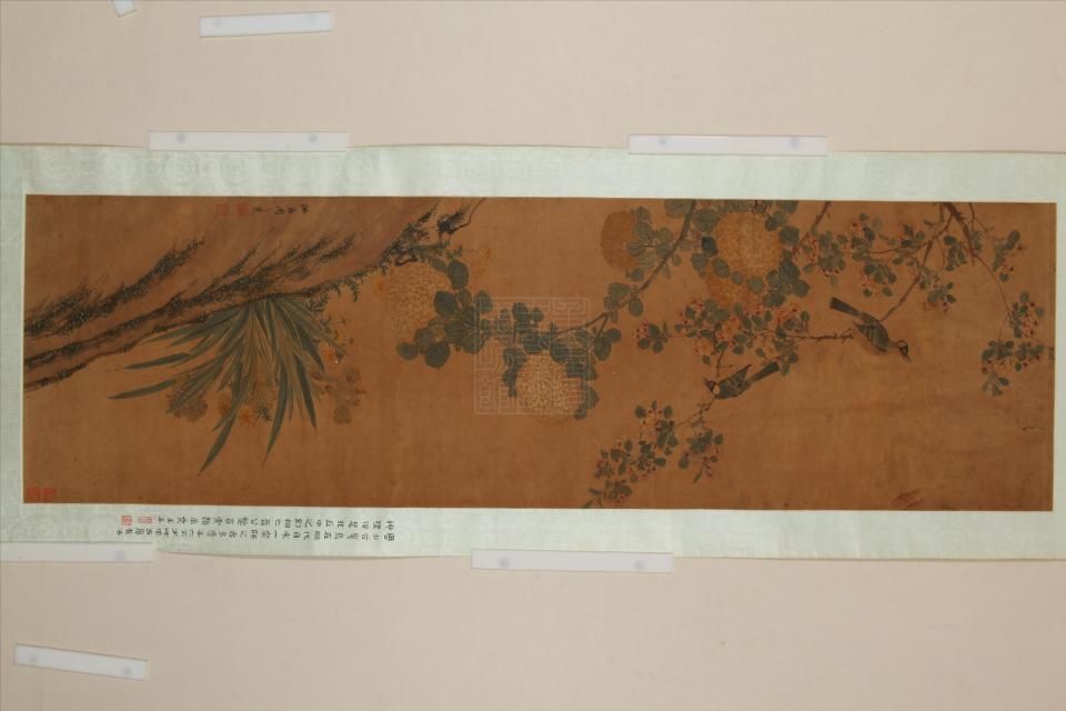 花鳥圖(明代周之冕創作的收藏於重慶中國三峽博物館的紙本畫) 花鳥圖(明代周之冕創作的收藏於重慶中國三峽博物館的紙本畫)