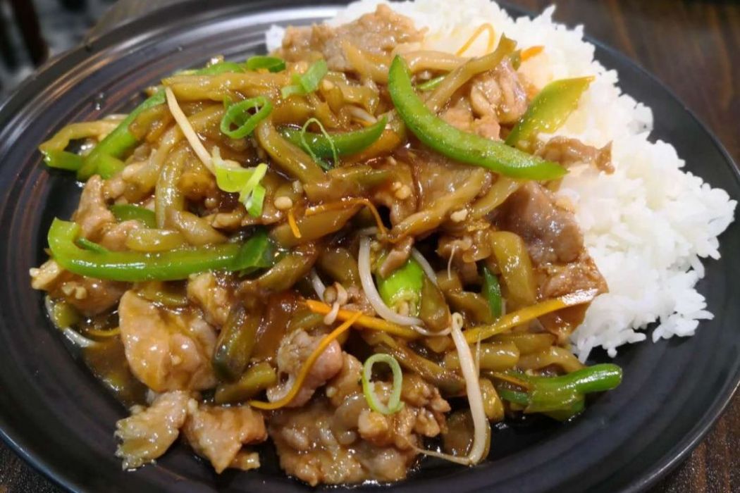 榨菜肉絲飯 榨菜肉絲飯