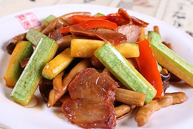 叉燒炒小瓜