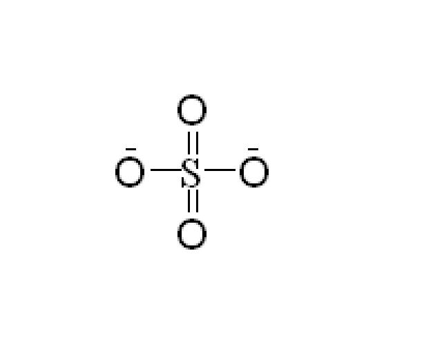 硫酸根(SO4)