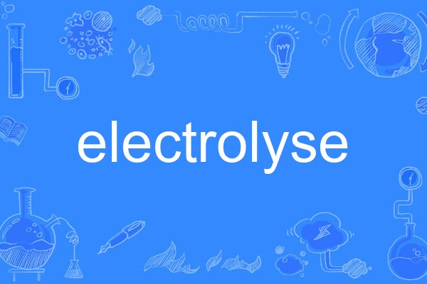 electrolyse electrolyse