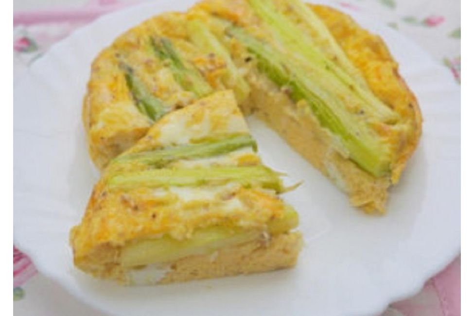 蘆筍烘蛋 蘆筍烘蛋