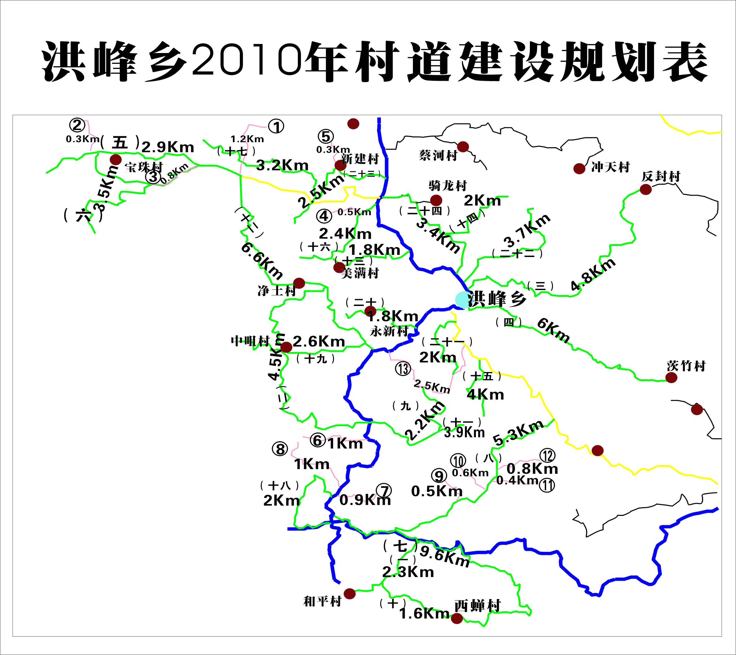 洪峰鄉十二五交通規劃圖