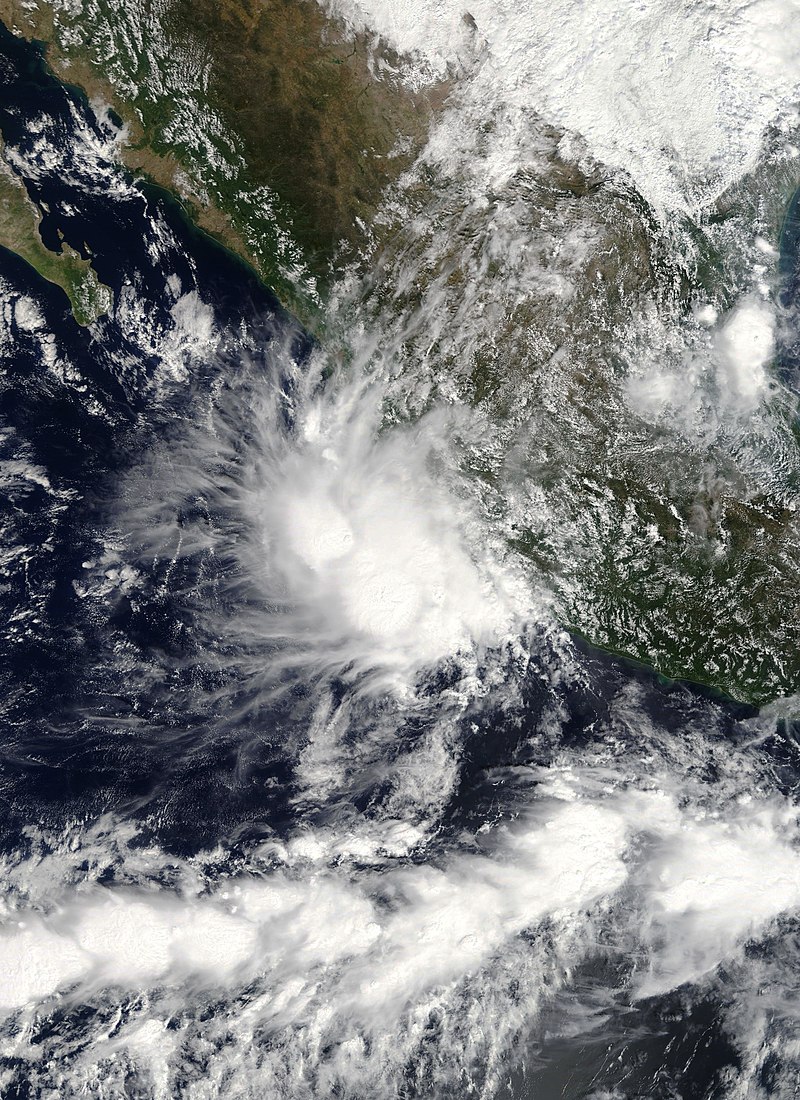 熱帶風暴塔拉 衛星雲圖