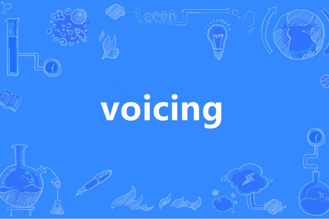 voicing