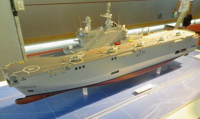 歐洲海軍展西北風級模型