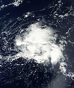 熱帶風暴亨利 衛星雲圖