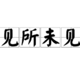 見所未見 見所未見