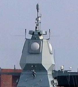 F220巡防艦上的相控陣雷達