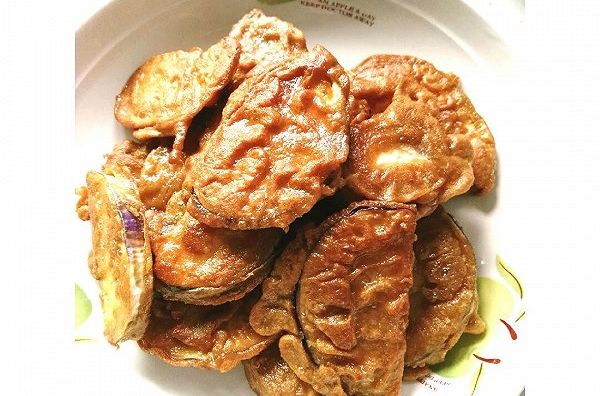酥炸茄餅 酥炸茄餅