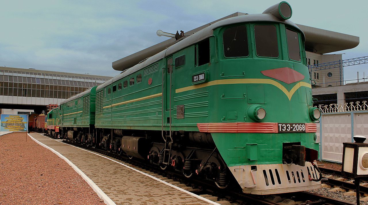 保存在烏克蘭基輔鐵路博物館的TE3型2068號機車