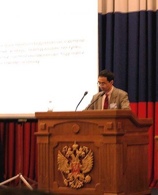 白小鵬教授在中俄建築論壇上講話