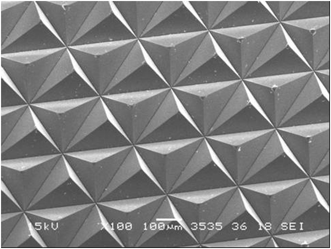 圖6大角度截角微稜鏡的結構圖