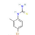 4-溴-2-甲基苯基硫脲 4-溴-2-甲基苯基硫脲