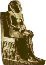 埃及第四王朝哈夫拉坐像