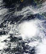 熱帶風暴里克  衛星雲圖