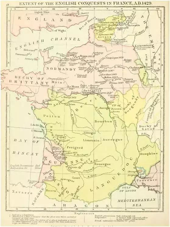 1429年的法蘭西大地
