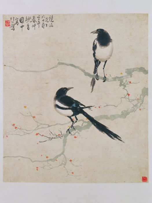 雙鵲圖 雙鵲圖