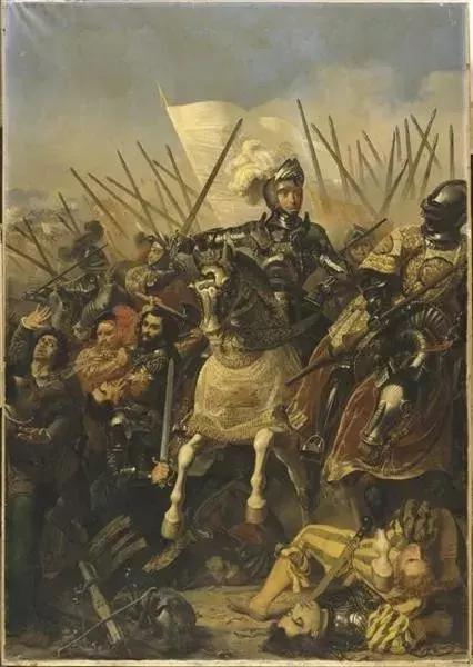混戰中的法王路易十二