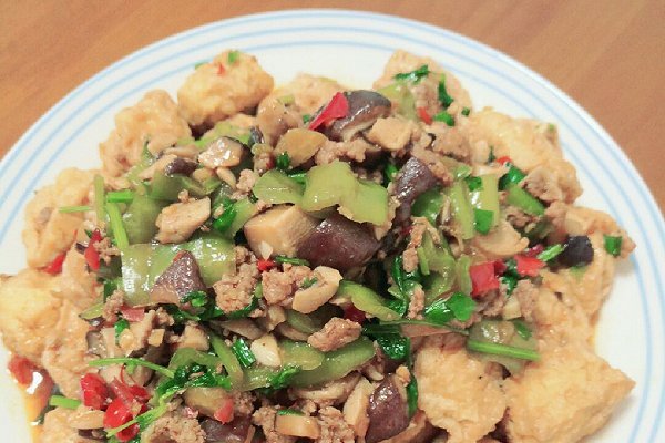 肉沫油豆腐 肉沫油豆腐