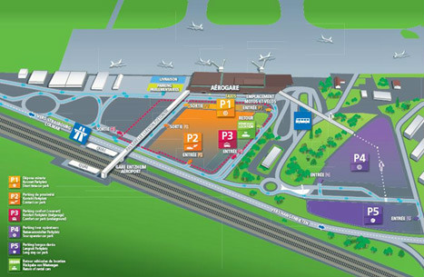 斯特拉斯堡機場附近地圖
