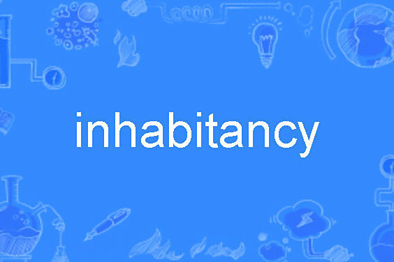 inhabitancy inhabitancy