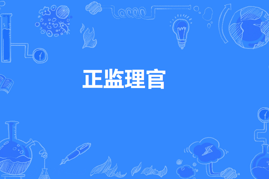 正監理官 正監理官
