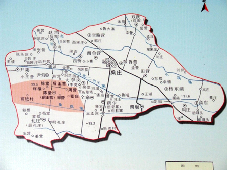 桑莊鎮地圖