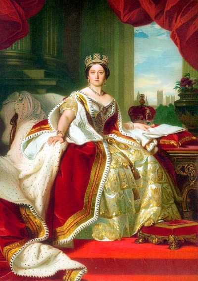 Portrait of Queen Victoria,Winterhalter