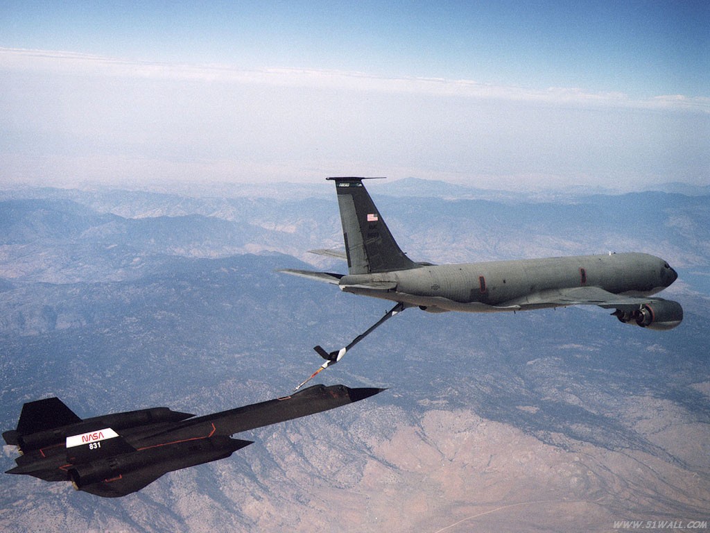 SR-71偵察機空中加油