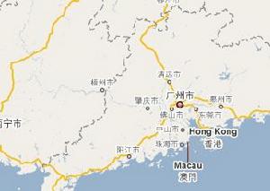 容州鎮在廣西壯族自治區內位置