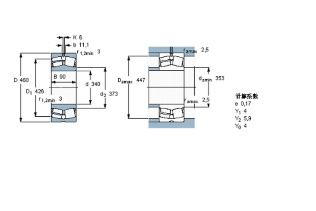 SKF 23968CC/W33軸承 SKF 23968CC/W33軸承