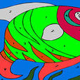 熱帶魚填顏色