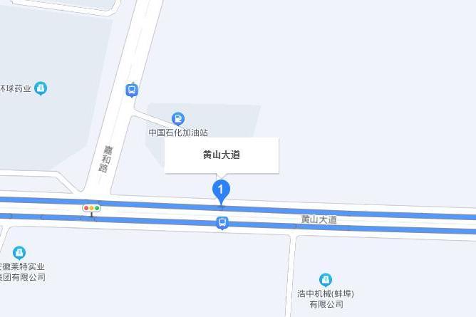 黃山大道(連線蚌埠至鳳陽的過境通道) 黃山大道(連線蚌埠至鳳陽的過境通道)