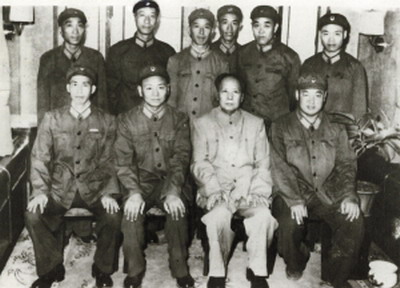 1960年毛澤東在向塘基地接見曾冠民及其戰友