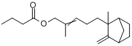 丁酸-2-甲基-5-[2-甲基-3-亞甲基二環[2.2.1]庚-2-基]-2-戊烯酯