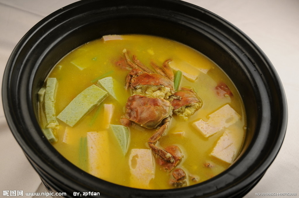 螃蟹豆腐湯
