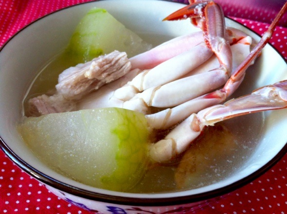 冬瓜燉螃蟹湯