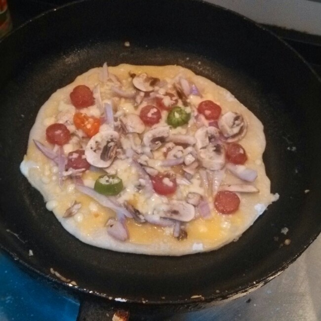 平底鍋中式披薩