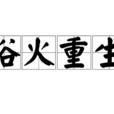 浴火重生(漢語詞語) 浴火重生(漢語詞語)