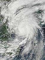強颱風彩虹 衛星雲圖