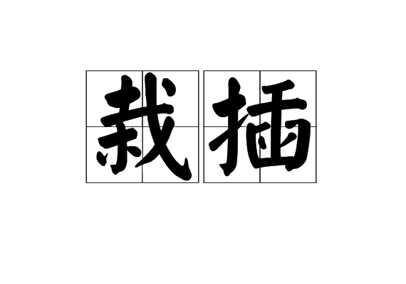 栽插 栽插