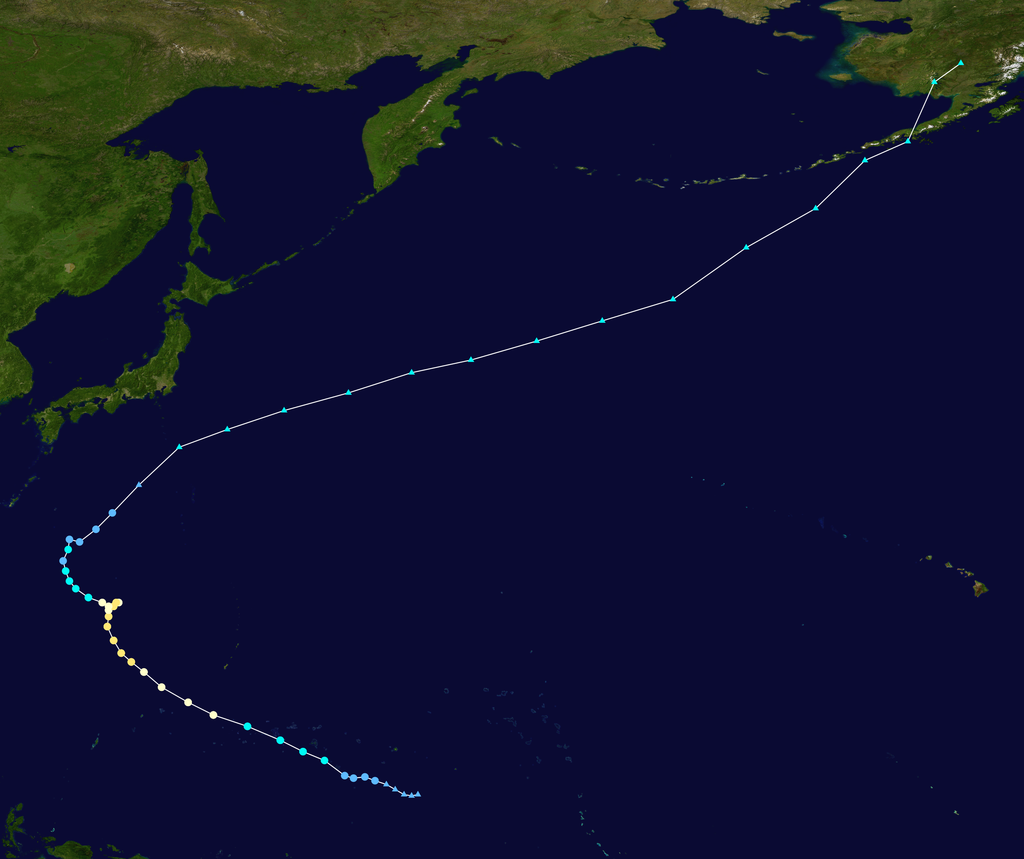 2018年第28號颱風“萬宜”路徑圖
