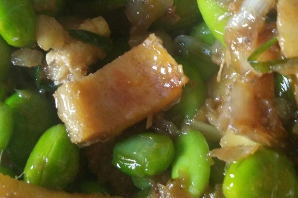 鹹魚拌毛豆 鹹魚拌毛豆
